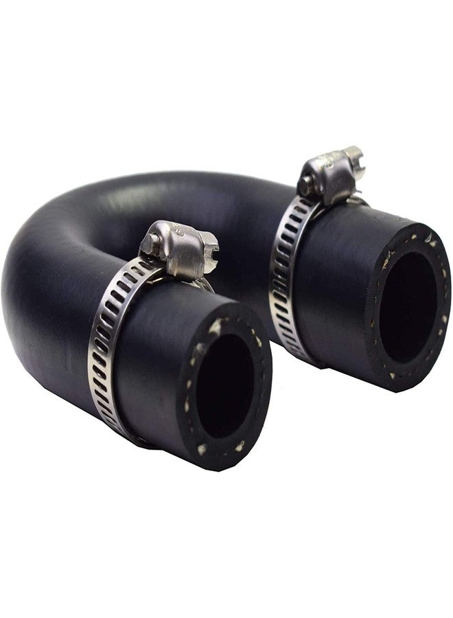 A-Team Performance LS Heater Core Bypass Hose - Black Silicone, 5/8in & 3/4in Hose Clamps - Water Pump Crossover & Heater Delete - Compatible with Chevrolet, GM & Pontiac LS/LSX Engines - Image 5